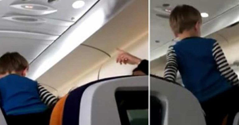 Během 8hodinového letu 3letý chlapec celou dobu řve. Otrávení cestující slyší stále dokola stejná slova…