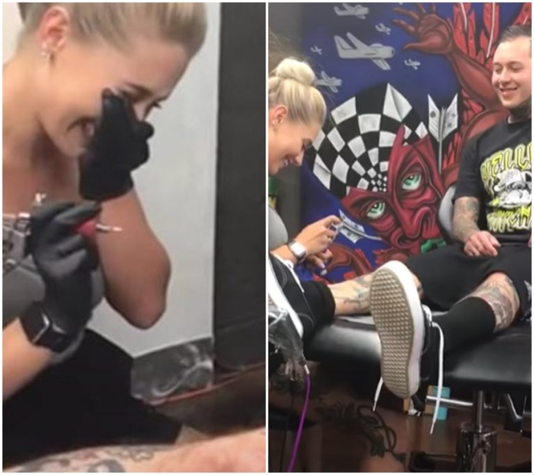 Toto tetování na zásnubách je neuvěřitelné! Co se stalo, když si přítelkyně přečetla nápis?