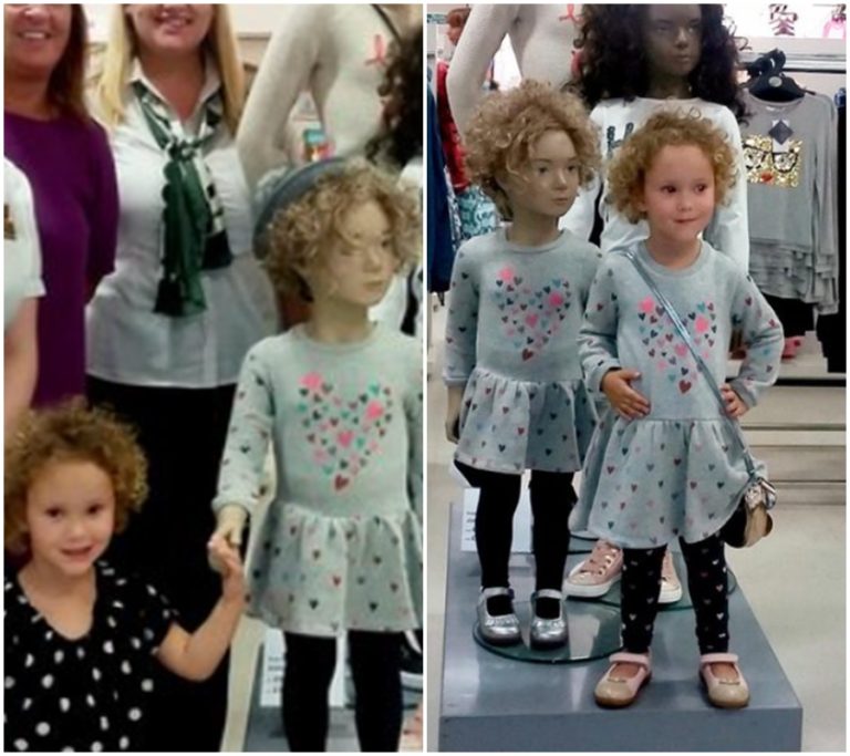 Světový zázrak v českém nákupním centru: Malá dívka potkala své „dvojče“ a to, co se stalo pak, je naprosto neuvěřitelné!