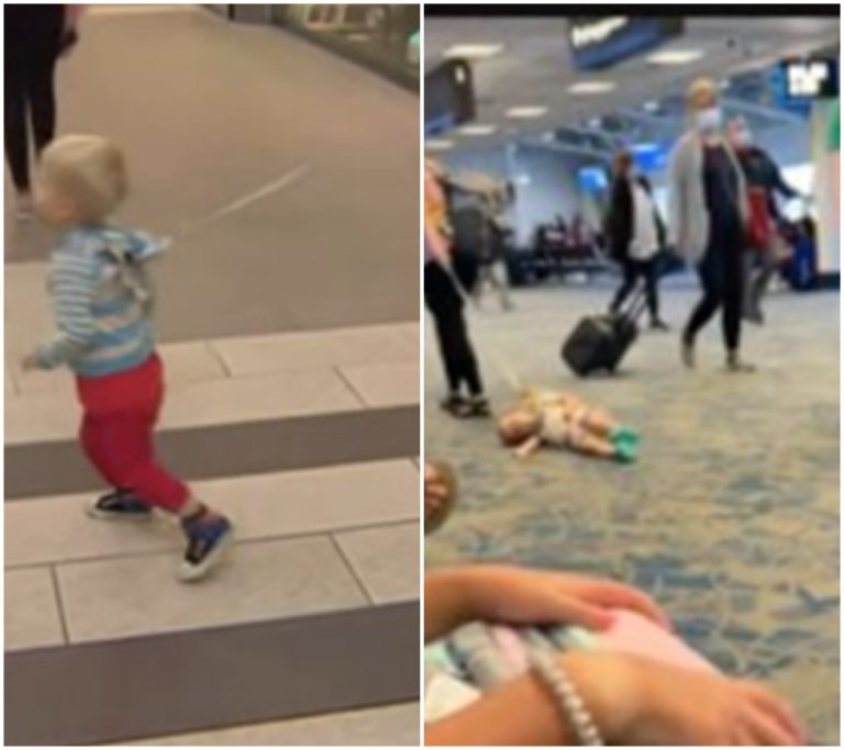 Matka táhla dítě na vodítku na letišti: Přelomová výchovná metoda nebo kontroverzní šokující chování?