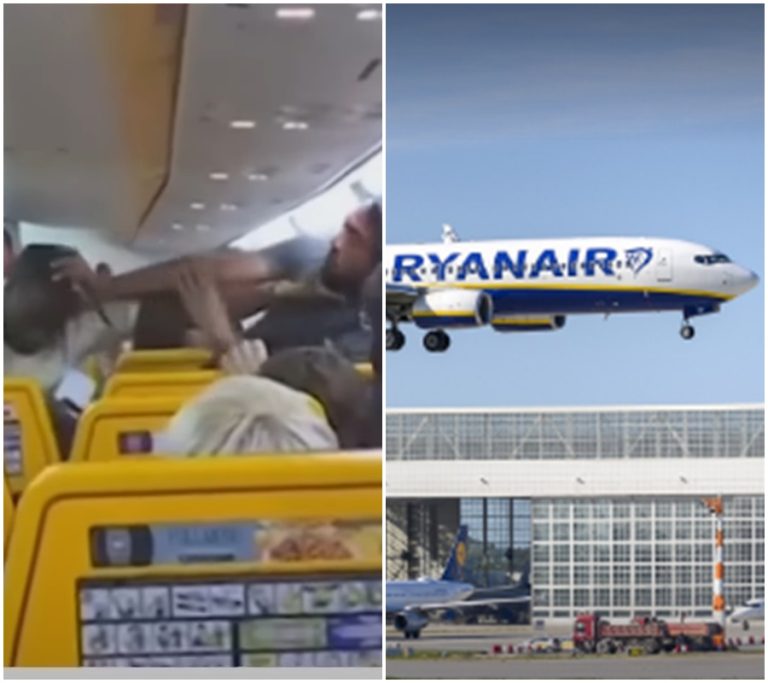 Chaotické vzdušné bitvy o výhled! Pasažéři na palubě Ryanairu se nezadržitelně pustili do boje o okénková místa! Zaznamenáno na šokujícím videu!