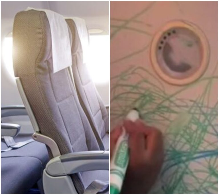Dítě na palubě letadla vyvolalo skandál! Malování fixami na stěny vzbudilo pobouření cestujících i internetu
