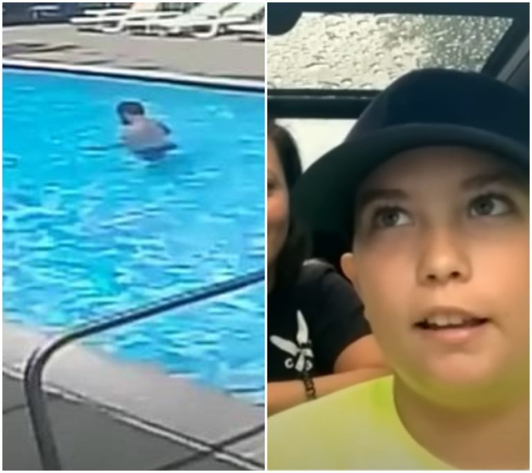 Dva malí superhrdinové v plavkách zachraňují utápějícího chlapce (7let)! Nečekané hrdinství v bazénu!