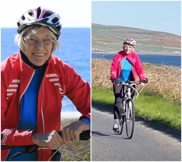 85letá babička na kole ujela 1 609 km, aby překonala smutek a vyzvala rakovinu na souboj