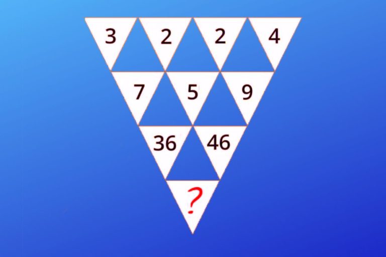 MATEMATICKÁ A LOGICKÁ OTÁZKA: Které číslo chybí v této číselné pyramidě?