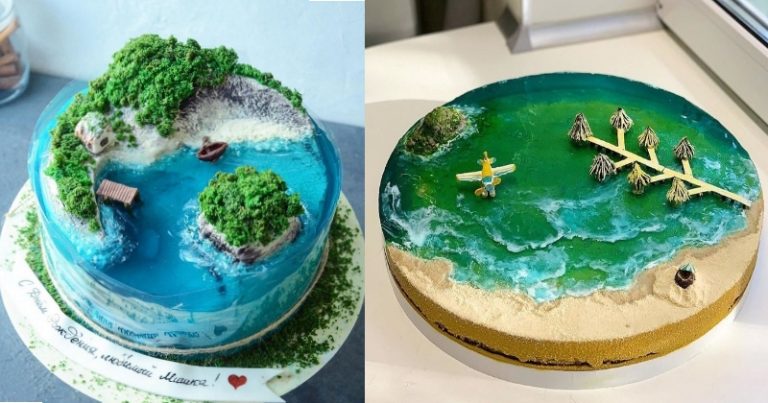 Ponořte se do lahodného podmořského světa: Mistr pekař vytváří realistické dorty!