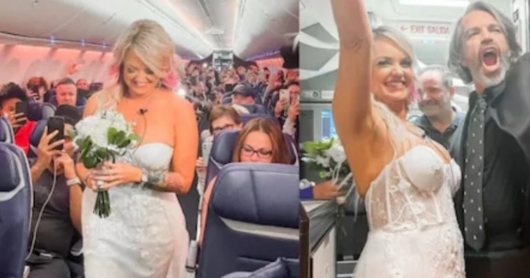 Svatba ve vzduchu: Pár se rozhodl vzít osud do vlastních rukou po zrušeném letu do Las Vegas