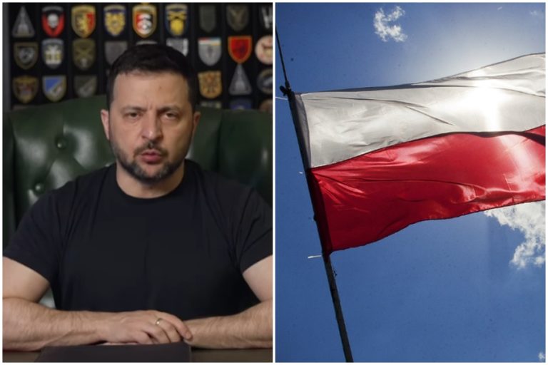 Chování, které je na pokraji morálky? Ukrajinský prezident Volodymyr Zelenskyj: Blokády na polsko-ukrajinské hranici jsou neúnosné.