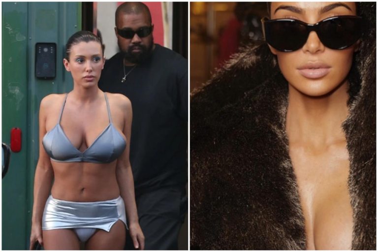 Kanye West proměňuje Biancu v druhou Kim: Její poslední stříbrný outfit je jako dvojče!